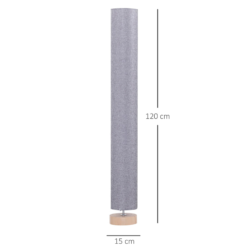 taille Lampadaire Lin Gris