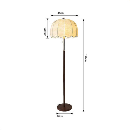 taille lampadaire tulipe vintage 