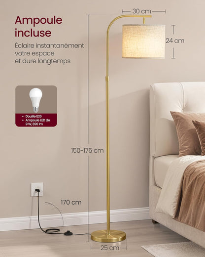 taille lampe sur pied 